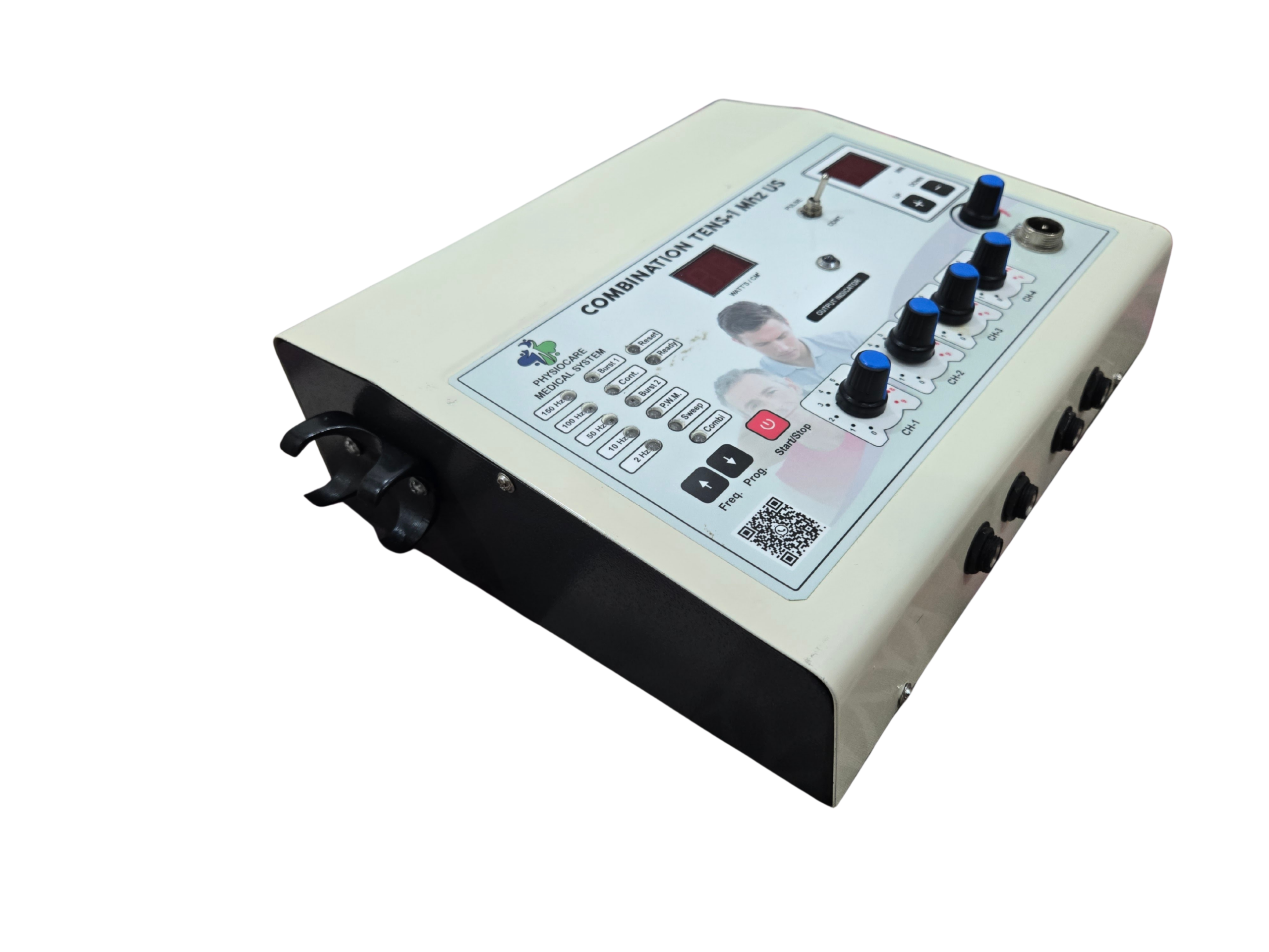 4 Channel TENS + 1MHz Ultrasound Therapy Machine