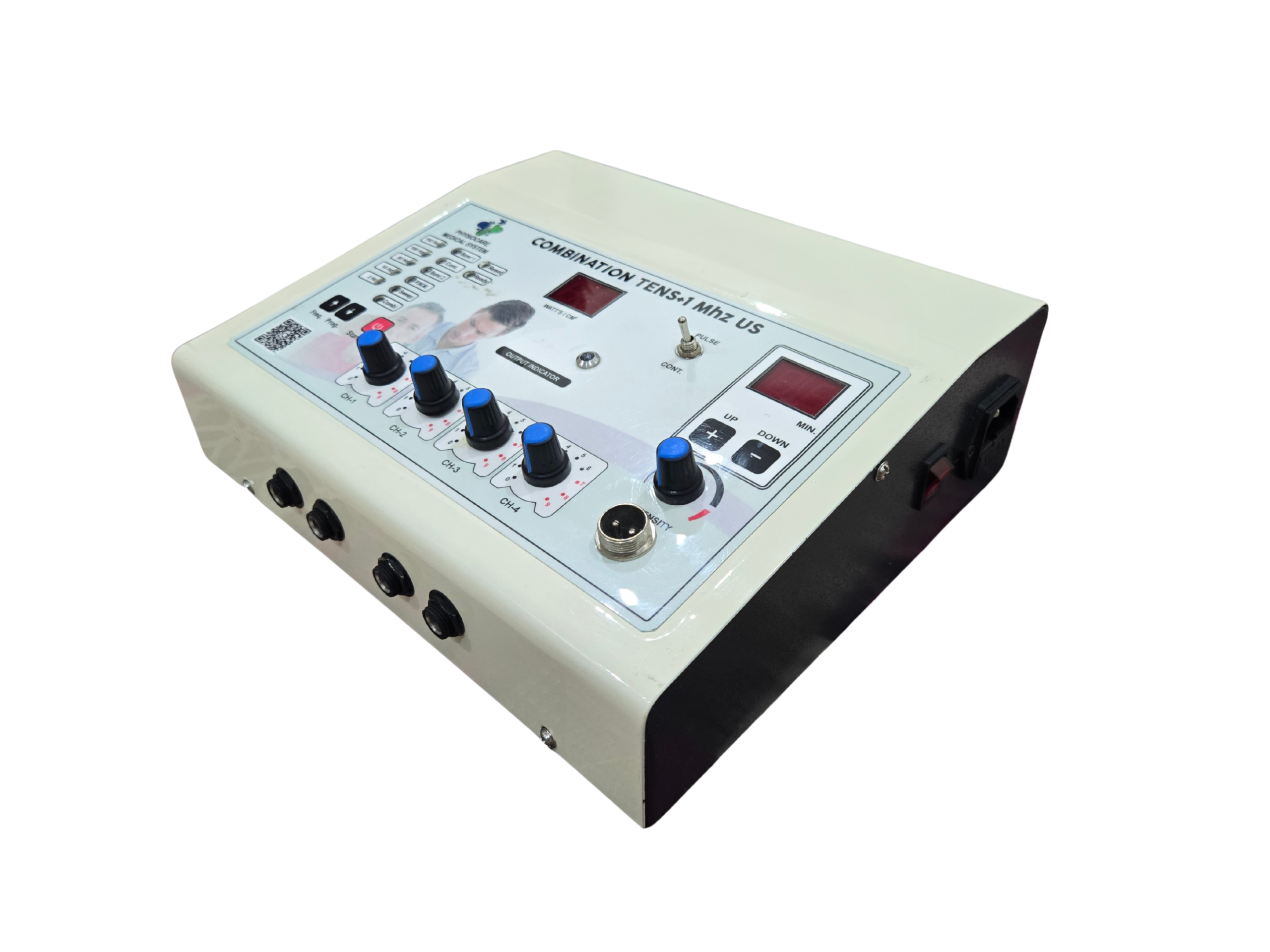 4 Channel TENS + 1MHz Ultrasound Therapy Machine