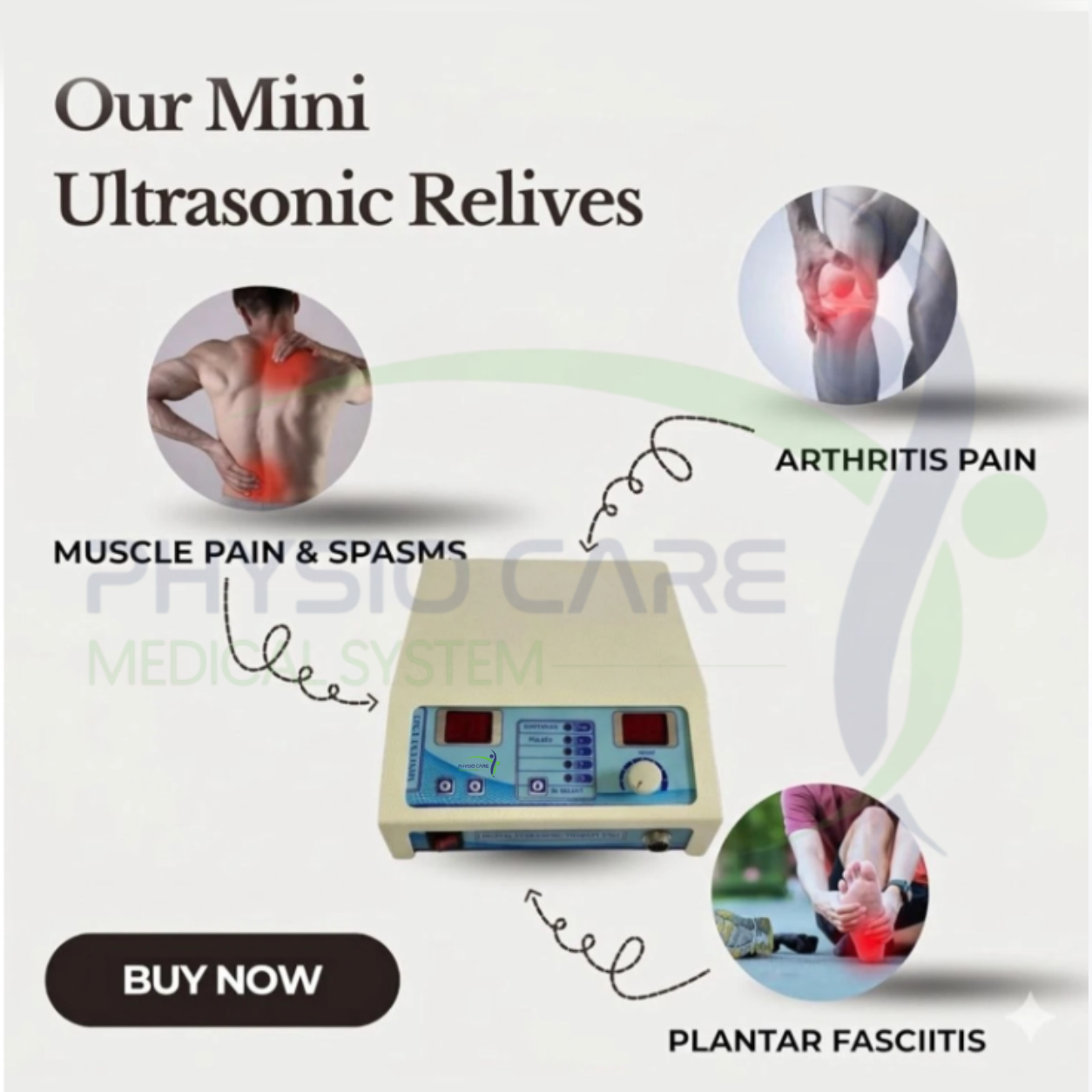 Ultrasound Therapy Unit (1Mhz LED)