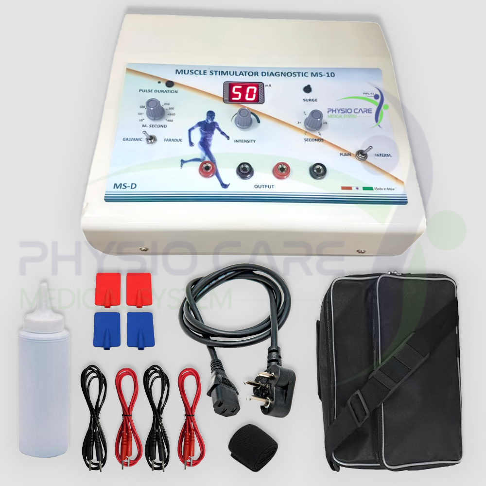 Muscle Stimulator Diagnostic MS-10 – Advanced Electrical Muscle Stimulation Machine for Physiotherapy